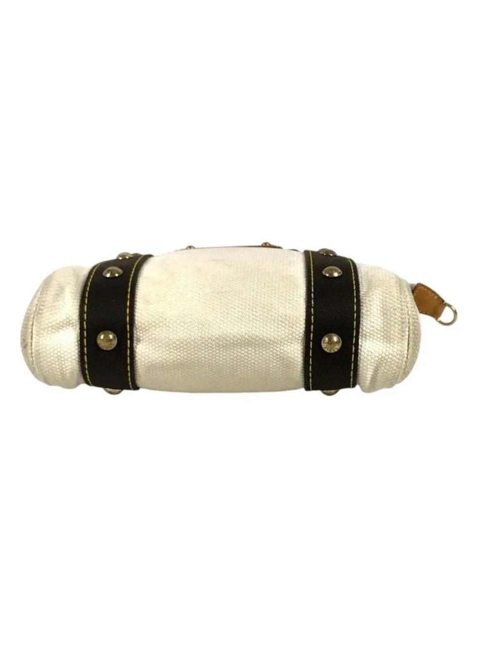 Louis Vuitton Handbag Cabas PM Antigua Cotton White